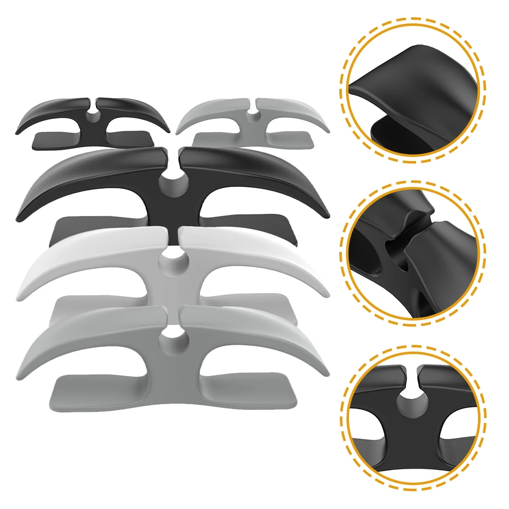 

5pcs Wire ganizer White Black Gray for Kitchen Appliances Cord Holder Efficient Tidy Tool Long Cords Protector Storage Solution