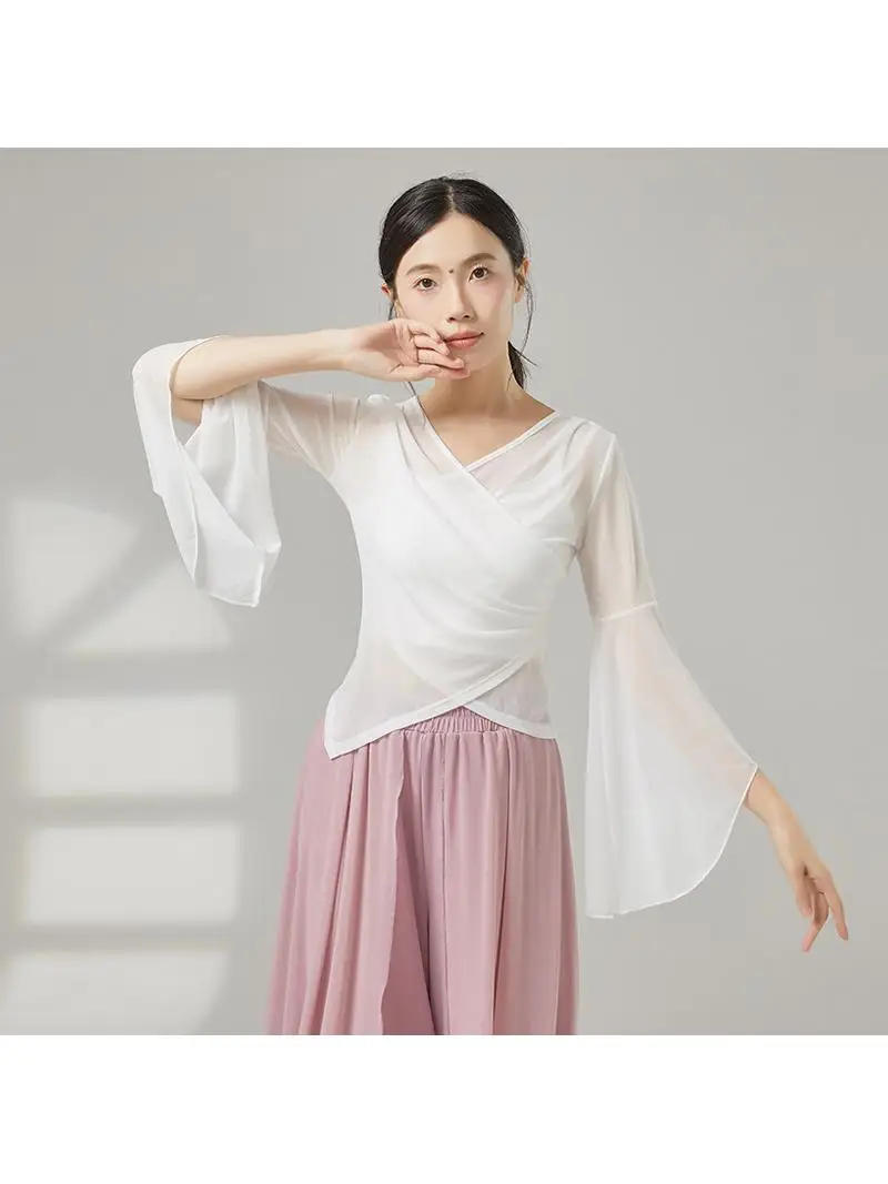 conjunto-de-pratica-de-danca-classica-com-top-de-manga-longa-em-malha-elegante-decote-em-v-roupas-de-yoga-e-fitness-para-e