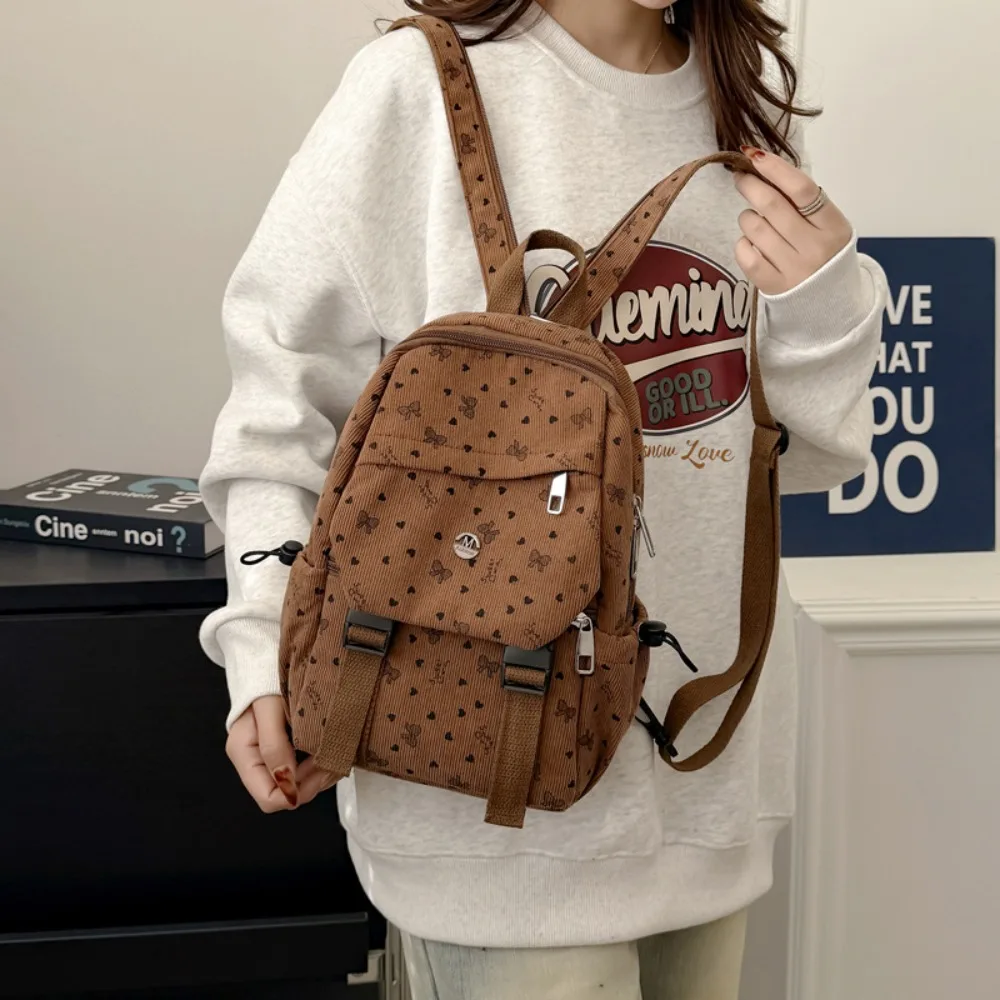 

Large Capacity Niche Fashion Versatile Dirt-resistant Durable Small Schoolbag Commuting Leisure Shoulder Backpack Multi-function