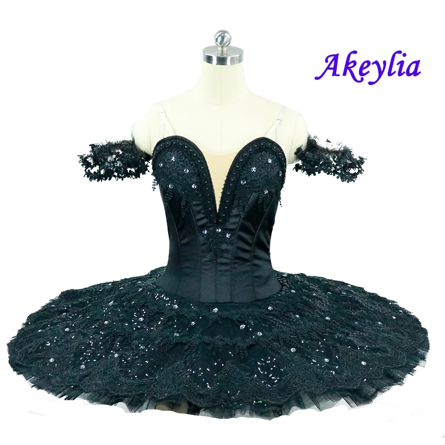

Black Swan Professional Ballet Tutu girl Ballet performance pancake Tutu women Ballerina Tutu Classical Adult 11 layers JN0034