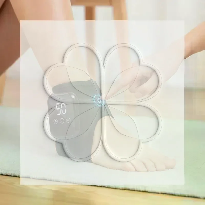Electric Ankle Heating Massager With 3 Vibration Modes And Heating Function Perfect For Daily Care Exercise Recovery Relaxation