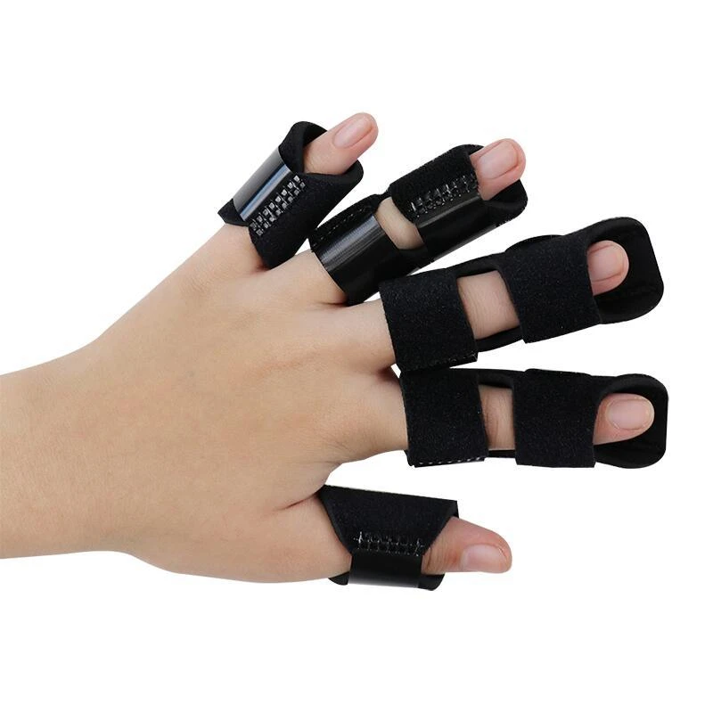 

1PC Pain Relief Strap Finger Brace Splint Arthritis Support Compression Bandage Joint Pain Protector
