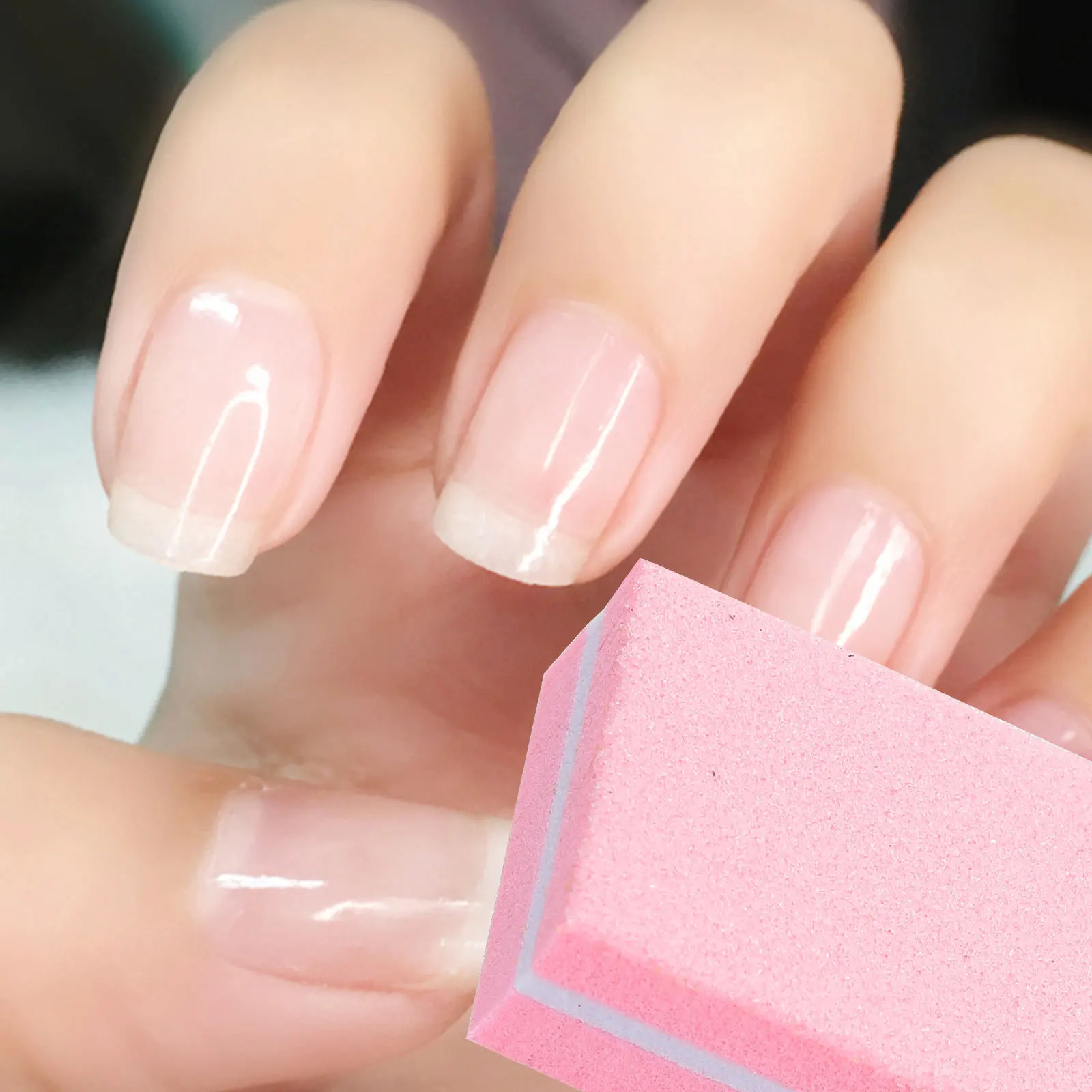 

50Pcs Nail Sponge Files Dense Fine Sanding Manicure Polishing Buffing Tool Salon Home Nail Art Manicure Polishing Sponge