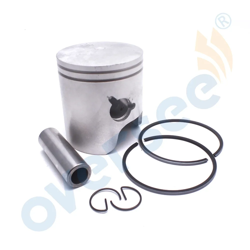 6H4-11631-09 3Cyl Piston Kit Std With Rings  Replace for Yamaha Outboard Engine 40HP 50HP 6H4-11631 67mm