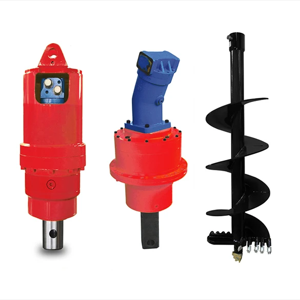 HT Brand High Quality Hydraulic Auger Drill Excavator LG08 Model Q355B Material for 10-20 Ton Excavators 6 Months Warranty Best