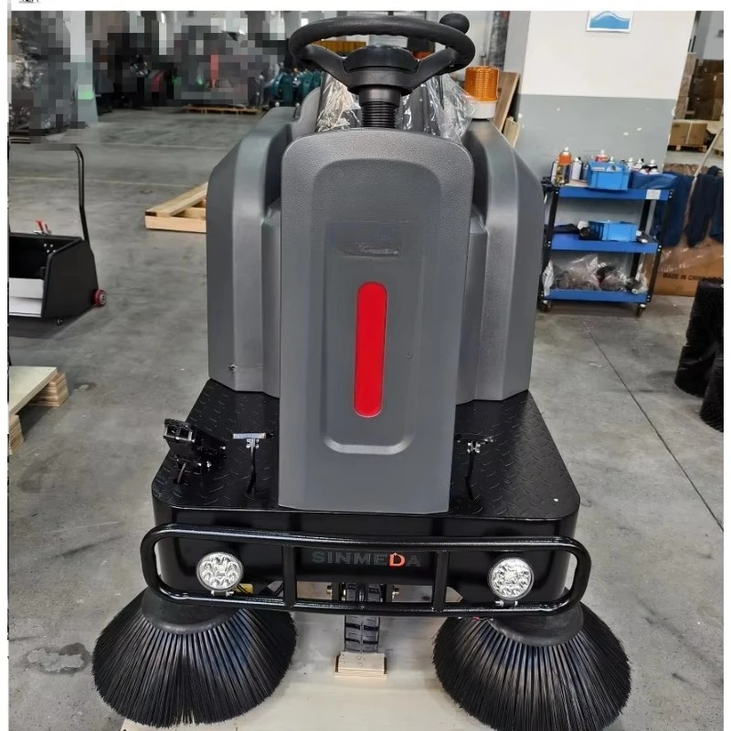 Ride on Street Sweeper 3200W Pure Copper Motor 10 Hours Lasting Use Large Capacity Dust Collection Cleaning Machine
