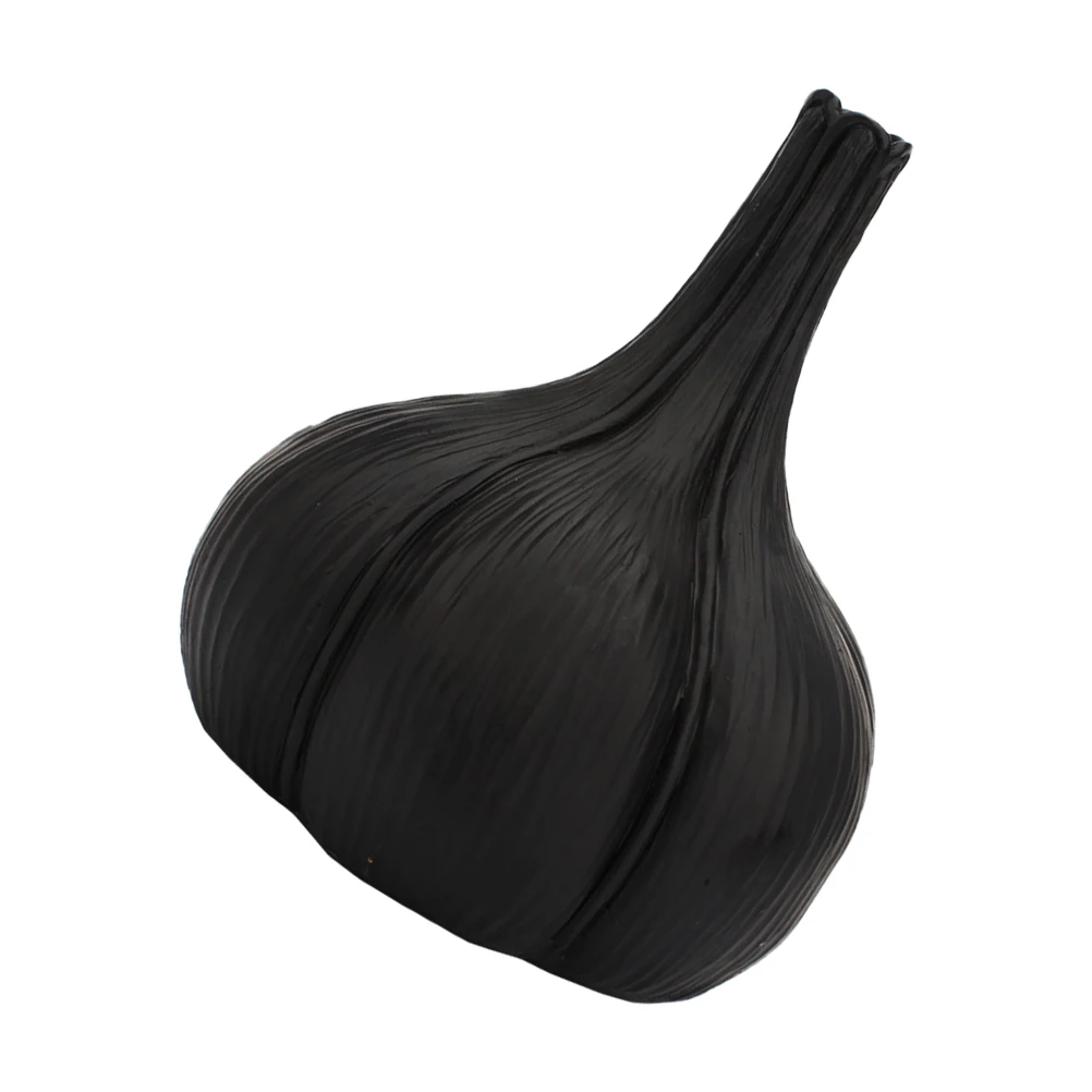 

Geometric Vase Home Decor Garlic Shaped Resin Material Modern Design Bedroom Office Black Color Long Branches Dried Flowers