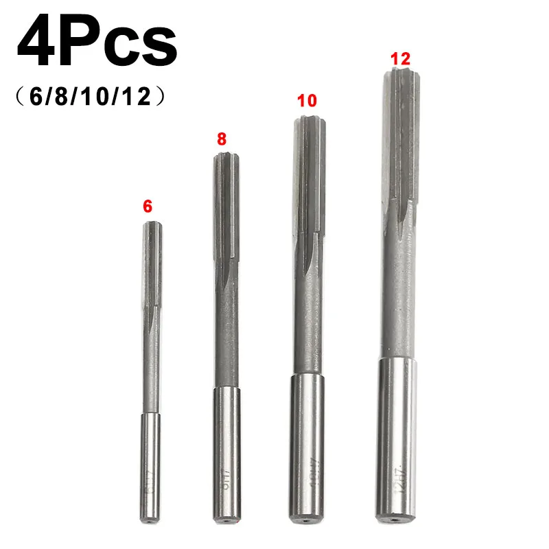 3–12 mm HSS-Maschinenreibahlen-Set, H7, gerader Schaft, Fräsen, Spannreibahle für Metall, Stahl, Aluminium – Detail 7