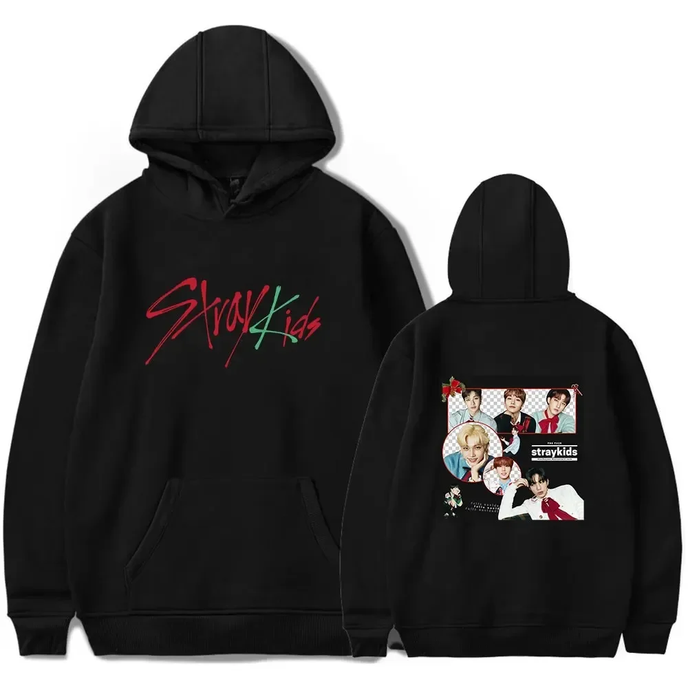 LE 2024 Hoodies skz christmas evel merch hoodie female spring autumn hot sweater pullovers kpop streetwear