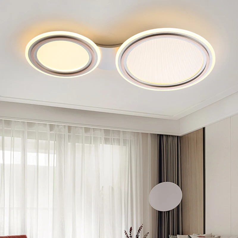 Modern Creative Personality Modern One-piece Ceiling Lamp Simple Metal Style Living Room Balcony Bedroom Study Lamp