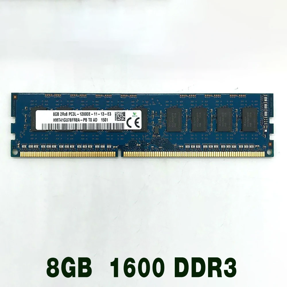 

1 pcs HMT41GU7BFR8A-PB HMT41GU7AFR8A-PB 1600 RAM Memory 8GB 2RX8 PC3L-12800E-11-13-E3