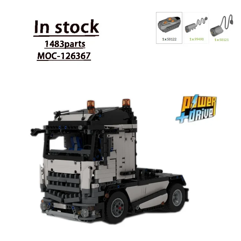 MOC-126367 Tractor 42043 B-Model Advanced & RC Building Block Model • 1483 Parts • Boys Kids Christmas Building Blocks Toy Gift