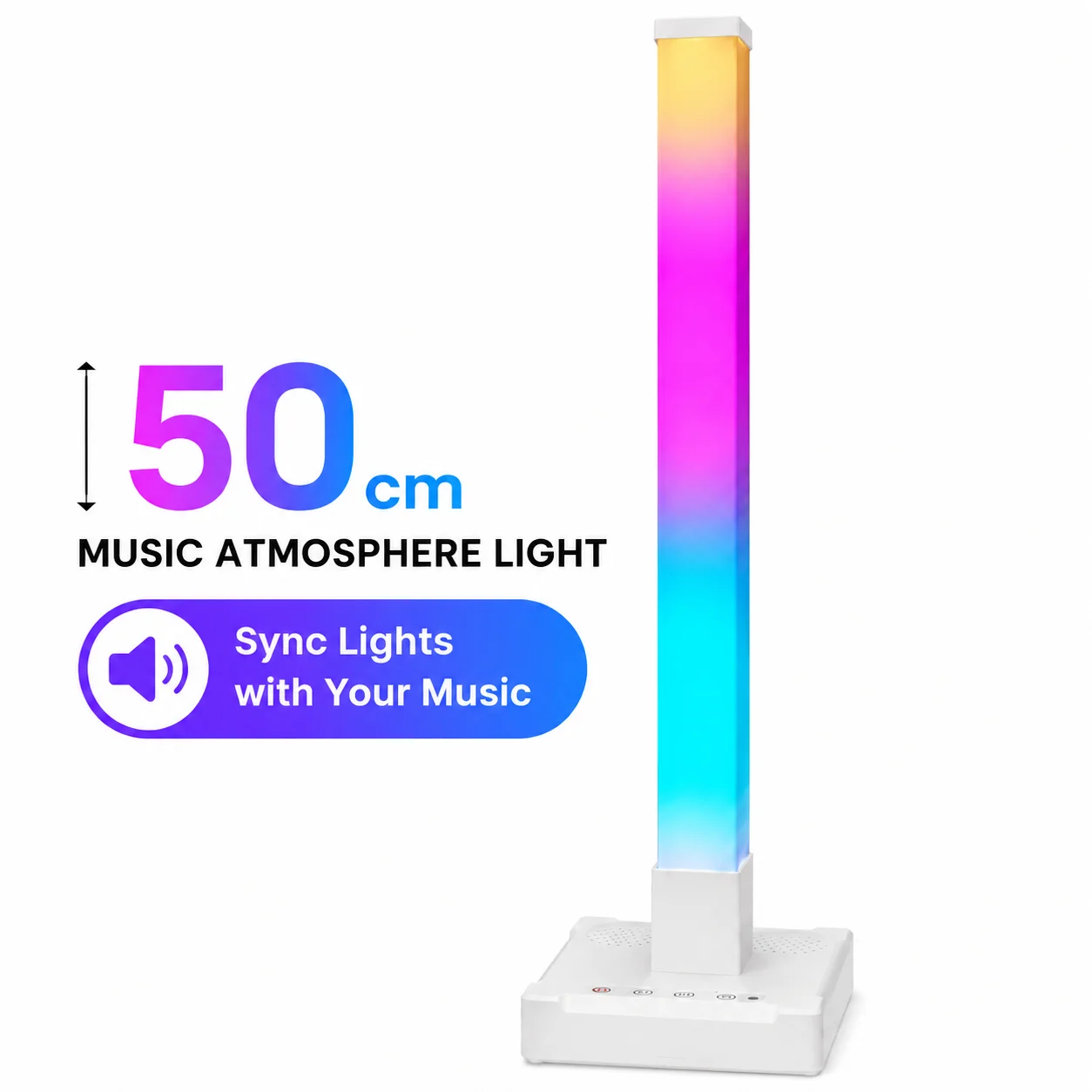 雰囲気ledフロアライトスマートスタンドフロアライト調光可能なナイトランプカラフルな装飾照明クリスマス寝室ゲーム用