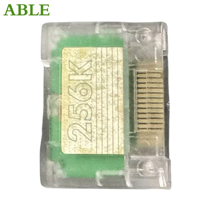 n64 original transparent memory card, inserted into the handle Second-hand products