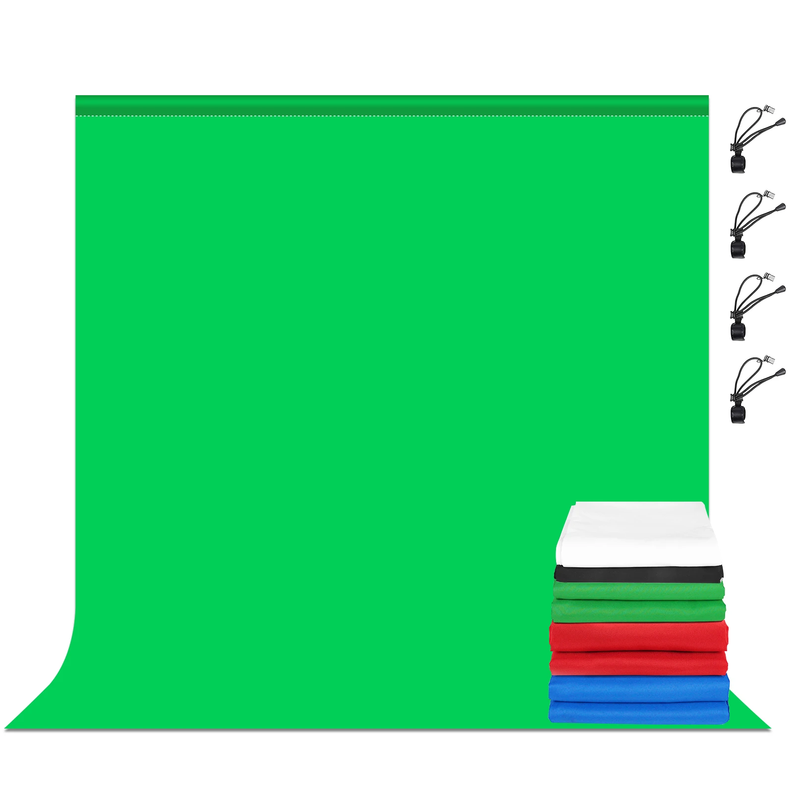 PULUZ 2m X 2m Photography Background Cloth Backdrop Green Screen For Photo Studio Photograph Shooting