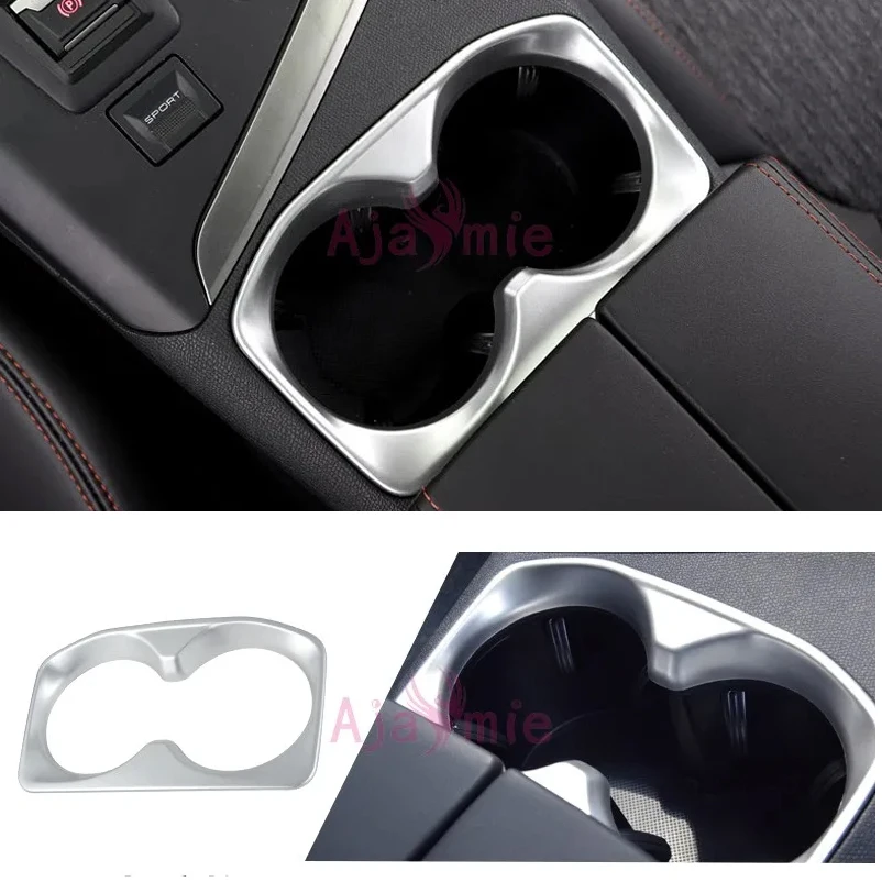 

Для Peugeot 5008 3008 2017 2018, внутренняя крышка для стакана с водой, держатель, накладка на рамку, панель из АБС-пластика, хромированные аксессуары для стайлинга автомобилей