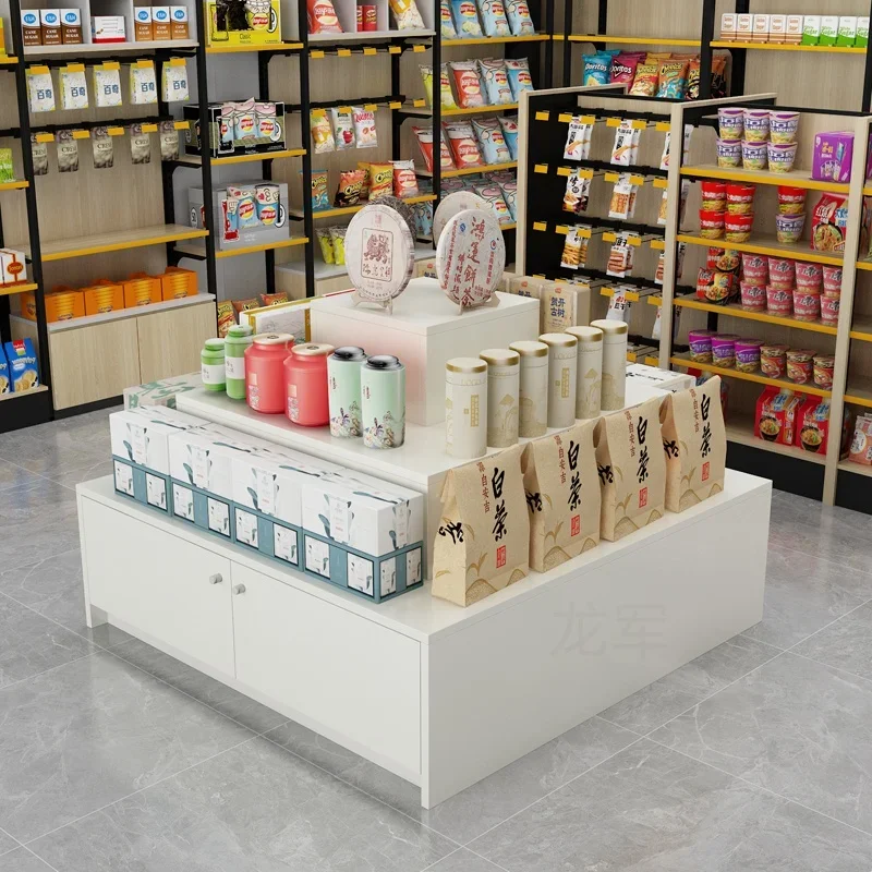 Supermarket Zhongdao Stand Cosmetics D Maternal and Infant Store Stack Head Promotion Table Shoe Gift Rack Display Cabinet