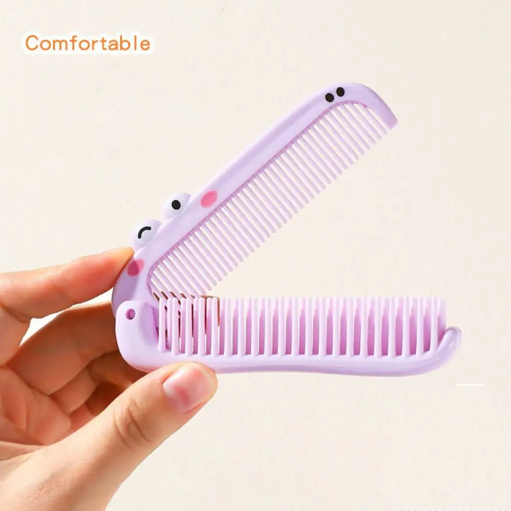 Cute Cartoon Folding Comb Dual Use Portable Travel Comb for Kids Children Boys Girls Students Small Comb Baby Hair Care Brush