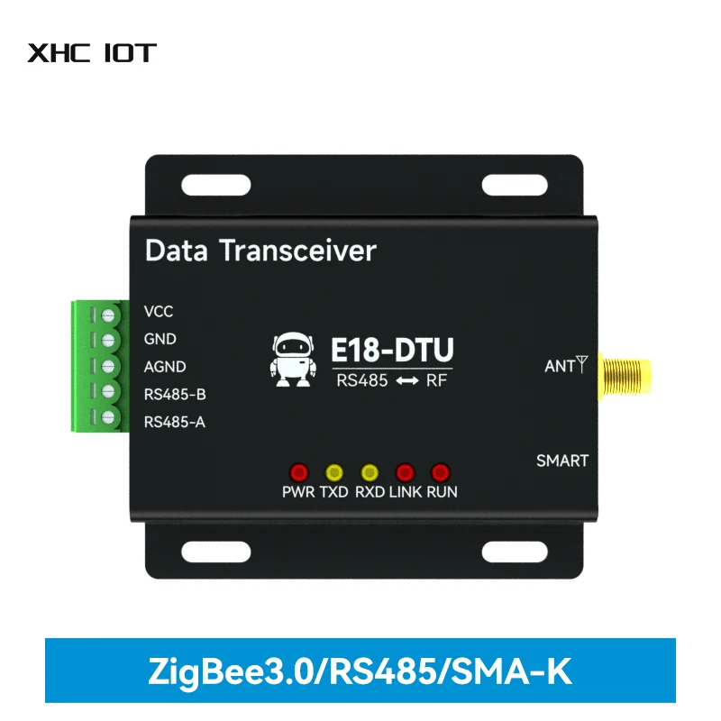 

CC2530 Zigbee 3.0 Wireless Data Transmission Station RS485 20dBm DC8 ~ 28V Zigbee Data Transceiver XHCIOT E18-DTU(Z20-485)