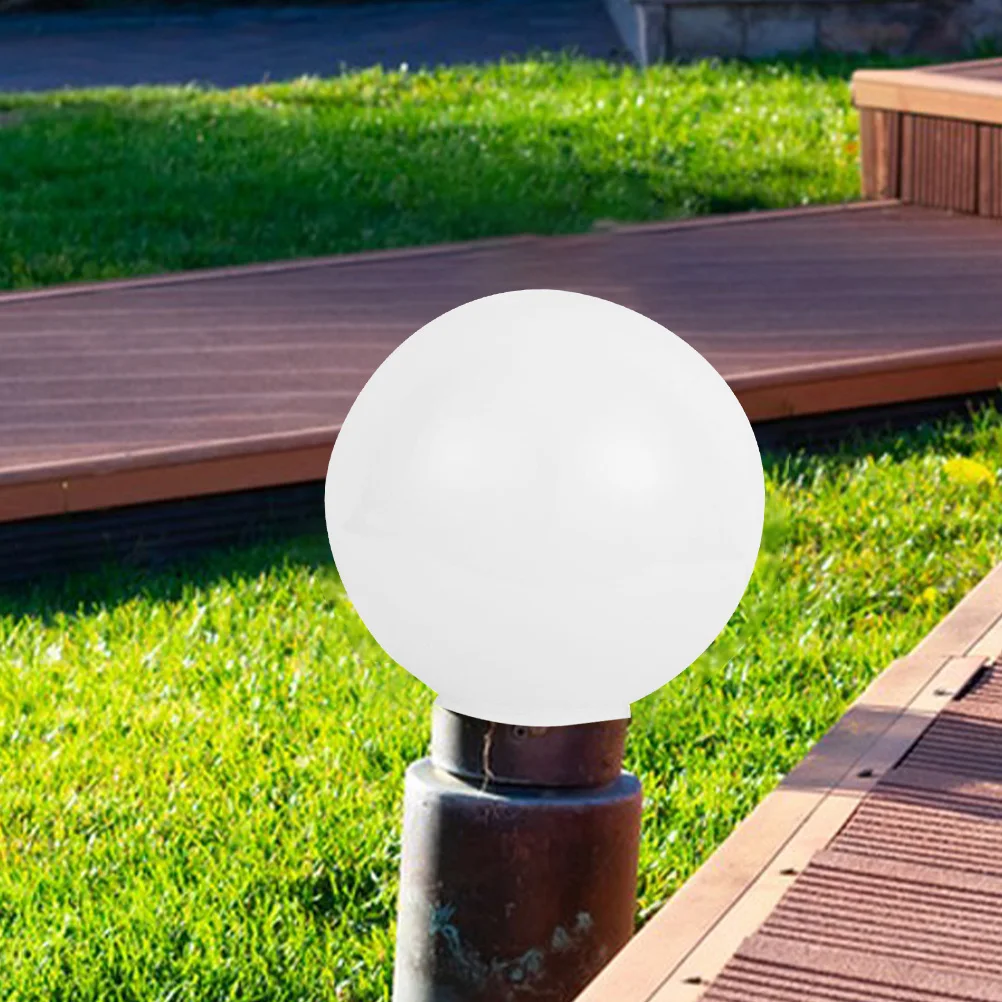 

Waterproof Lampshade Acrylic Round Large Size Replacement Globe Modern Shades Lighting Fixtures Outdoor Desk Lamp Decor