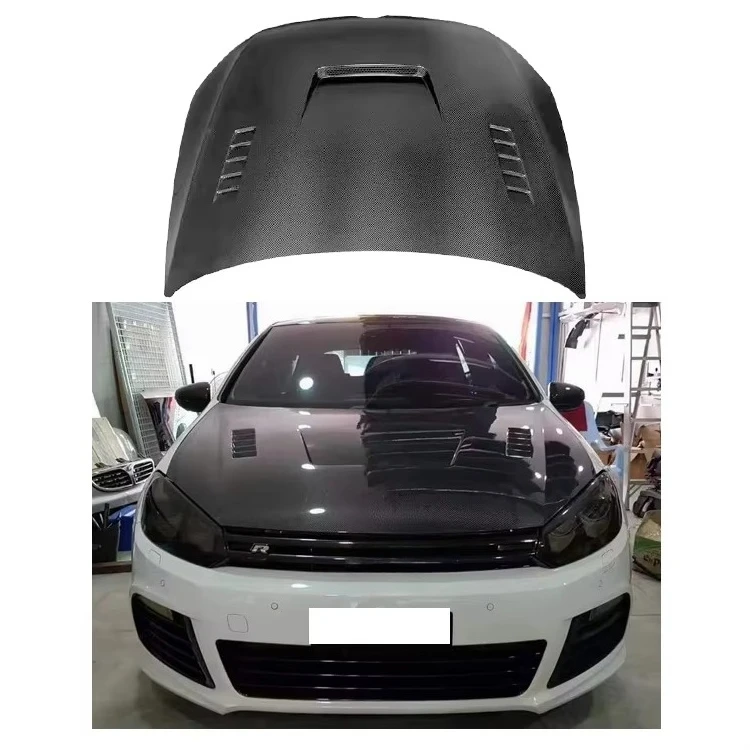 Factory Sales C Style Carbon Fiber Hood Bonnet for  Golf 6 GTI R MK6 2008-2013 - view 5