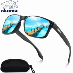 OKUMA New Fashion Cool Men's and Women's Polarized Fishing Glasses Driving Bicycle Sports Glasses Sunglasses