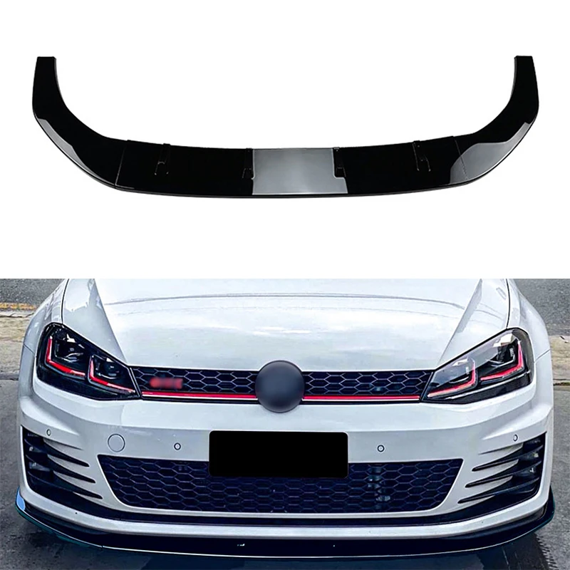 

Front Lower Bumper Spoiler Lip Splitter For Volkswagen Golf 7 MK7 GTI R Rline 2013-2016 Front Bumper Lip Diffuser Spoiler