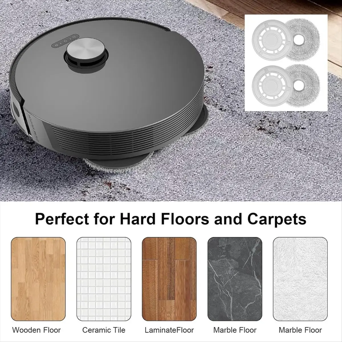 AAAL Piastre per panni per mop per X20+, per parti L10s Pro Gen 2/ L10 Ultra/ L10S Pro/L10S Ultra/ L10 Prime/ X20 Pro