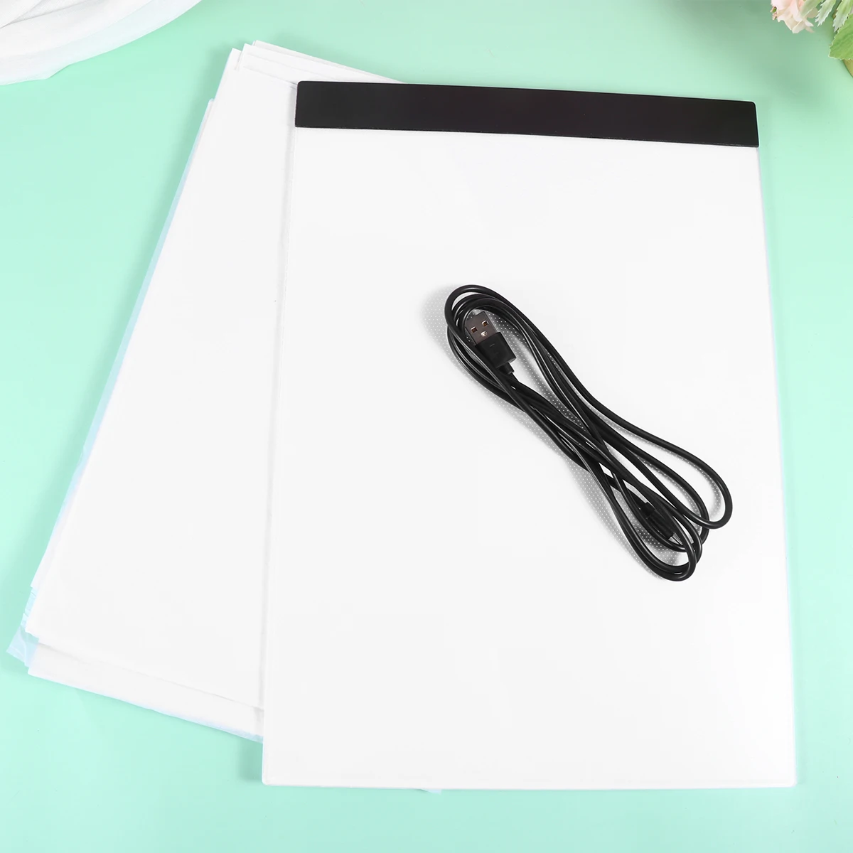 Portable LED Lightbox Tracing Board A4 Size Ultra Slim Drawing Pad for Stenciling 2D Animation Calligraphy Embossing