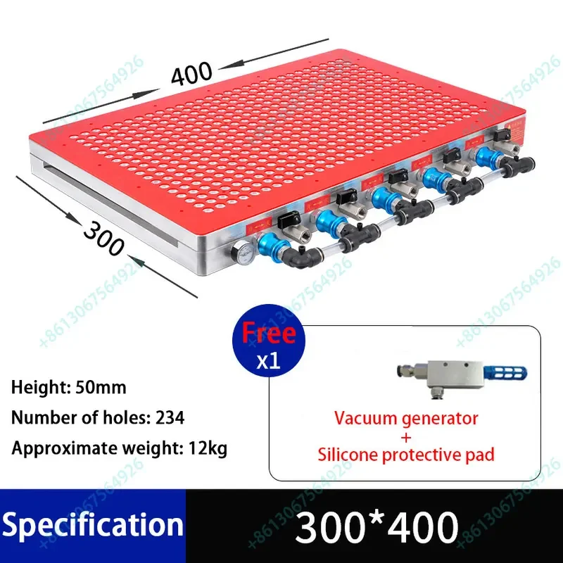 Machining center vacuum suction cup industrial CNC sealing strip-free multi-point porous strong adsorption platform