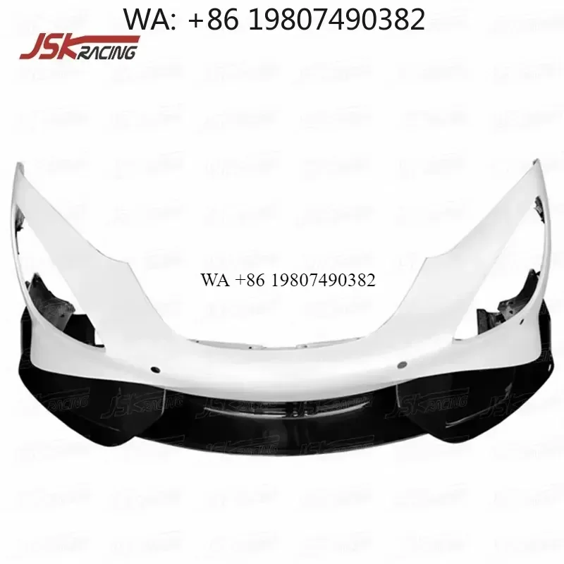 Wmwmnu For 720S 2017-2019 Front Bumper Body Kit Dry Carbon Fiber Half Carbon 765LT Style Auto Parts Car Accessories