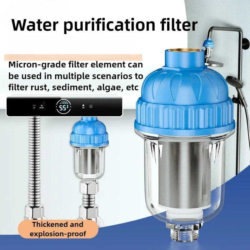 

Фильтры для воды, предфильтр для водонагревателя, бытовой очиститель для водопроводной воды, сетчатый фильтр из нержавеющей стали, центральная система очистки воды