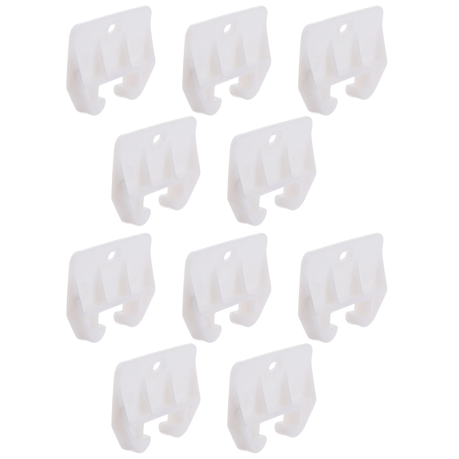 10 Pcs Drawer Rail Parts Plastic Guides Track Latches for Cabinets Slides Slider
