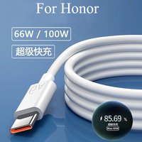 100W 66W 88W Original 6A USB C Cable For HONOR 200 100 90 80 70 Pro SE lite Magic 6 5 4 3 Pro V V2 V3 VS2 VS3 100/150/200 CM USB