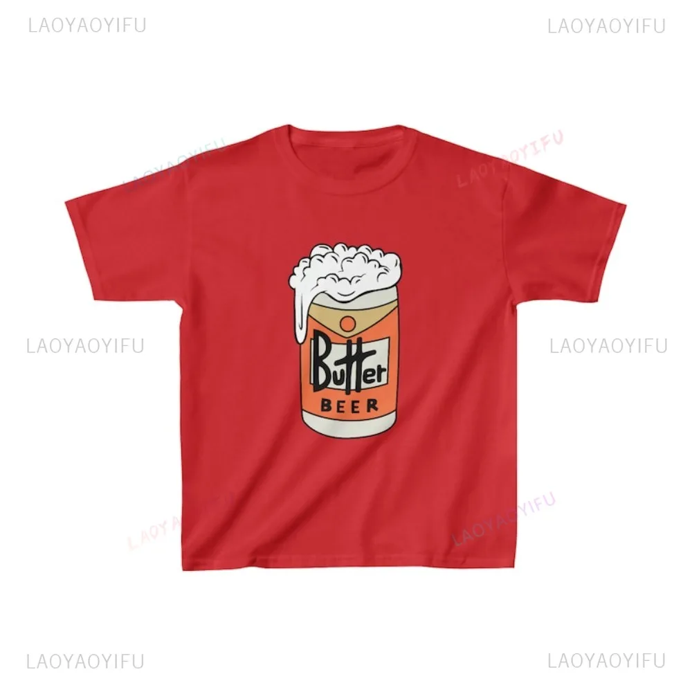 

Simpsons X Potter Duff Beer Parody The Simpsons Graphic Printed Cartoon Fans T-shirt Casual Fashion Loose Harajuku Man Tshirt