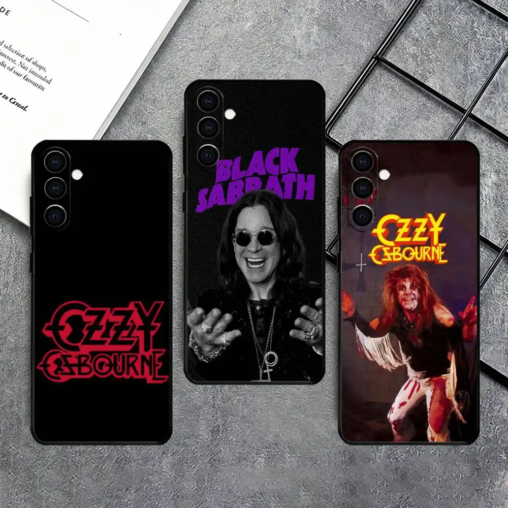 S-Sabbath O-Ozzy Osbourne Phone Case For Samsung Galaxy A73,A72,A71,A70,A53,A52,A51,Others Soft Black Cover