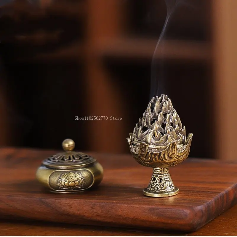 Alloy Mini Incense Burner Incense Way Supplies Accessories DIY Home Indoor Incense Tea Ceremony Incense Burner Ornaments