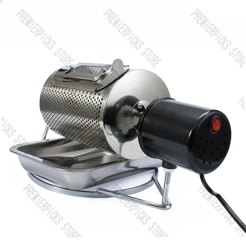 DMWD 110V/220V Coffee Beans Roaster Stainless Steel Cafe Bean Roasting Machine Baking Fry Peanut Grain Nuts Dryer EU US UK Plug