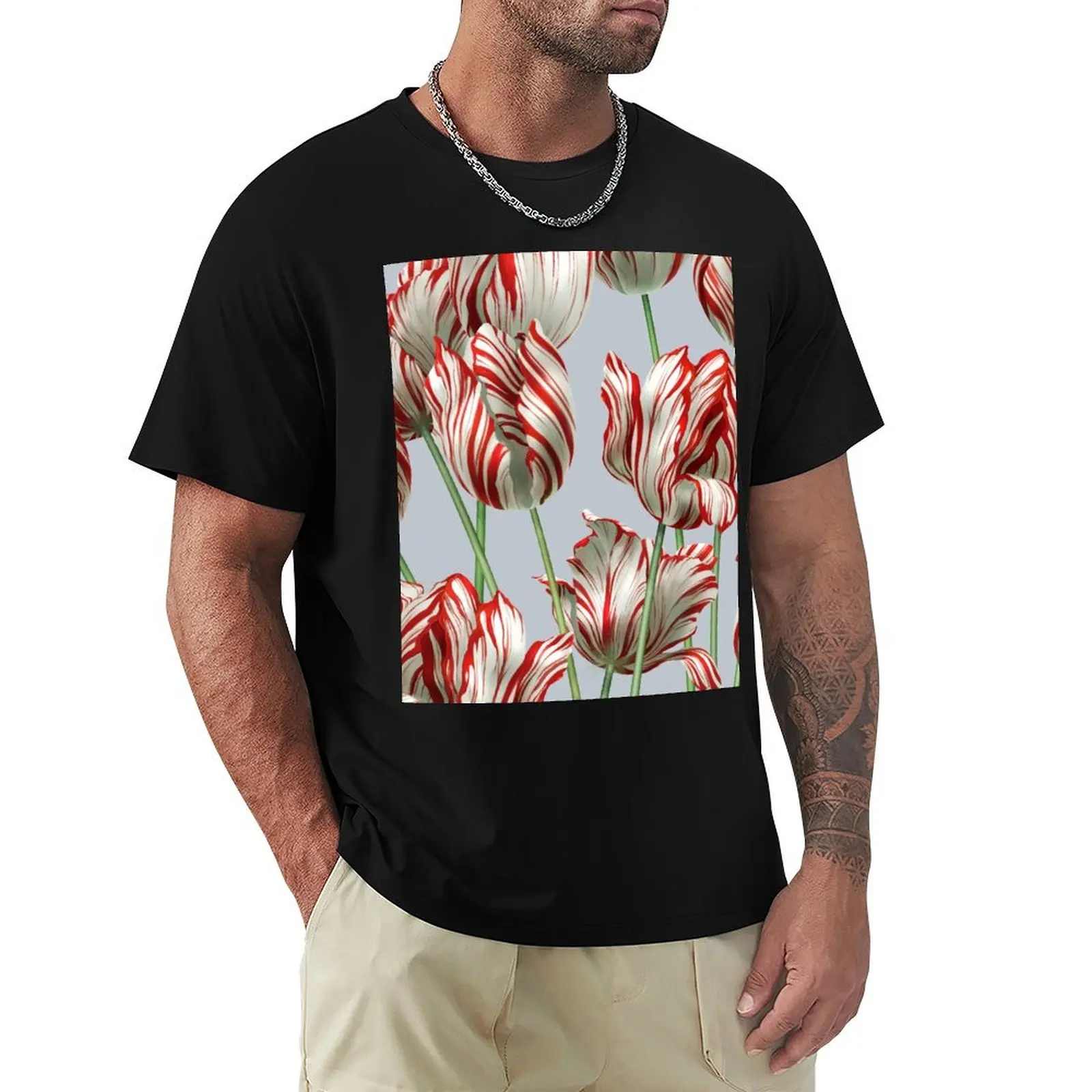 

Tulipomania - The Semper Augustus T-Shirt Casual Trendy Streetwear Tee Shirt