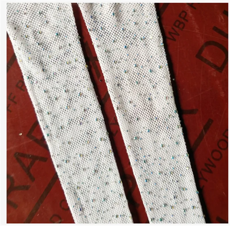 Baby-Mädchen-Strumpfhose mit Strassbesatz, elastische Netzstrumpfhose mit glänzenden Diamanten für coole, wilde Outfits, Prinzessinnen-Leggings für Kinder – Detail 1