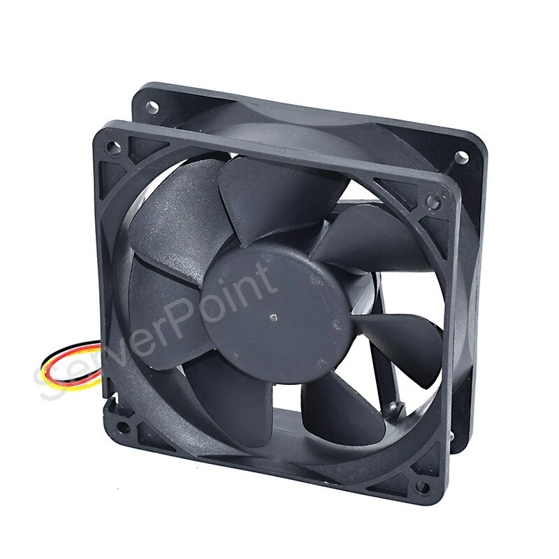 Genuine 9G1212HG105 DC12V 0.98A 120*120*38mm 3-Pin Server Square Cooling Fan