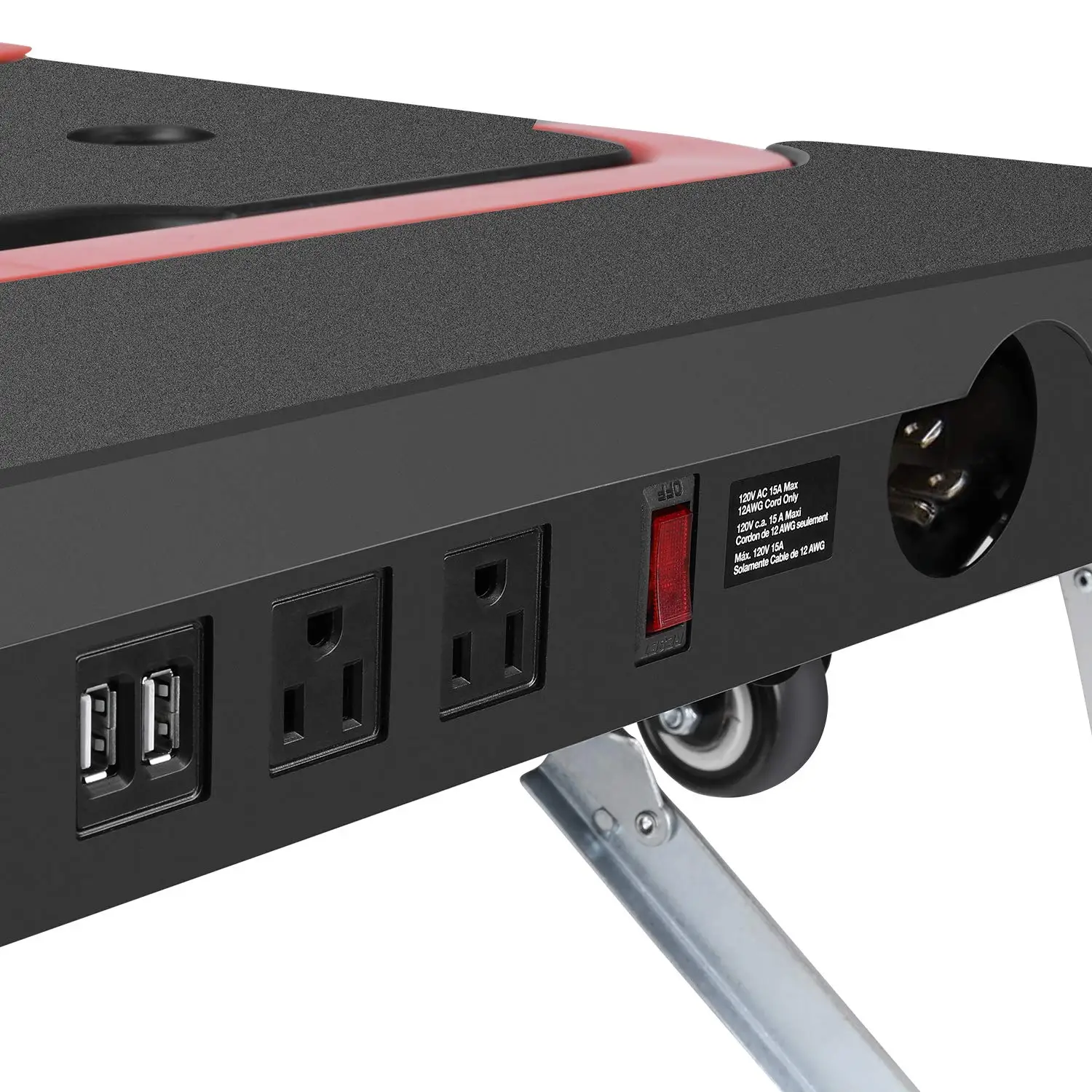 7in1 Multifunctional Portable Workbench,Worktable with Poweroutlet
