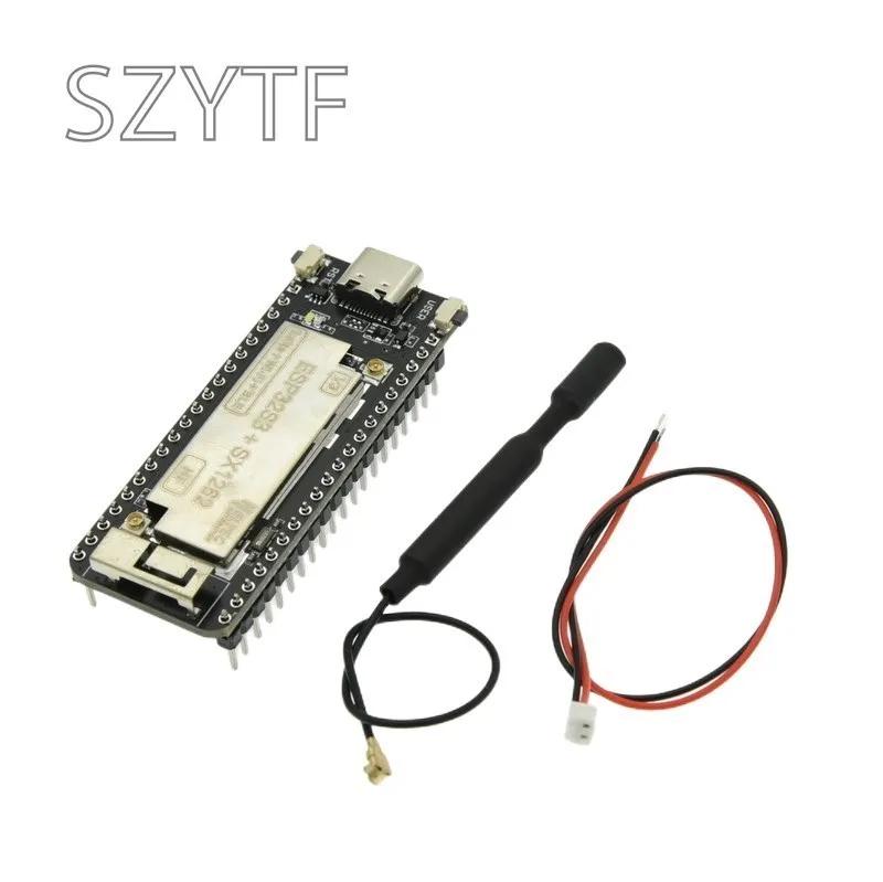 ESP32 SX1262 LoRa WIFI BLE Module Development Board LoRAWAN 433-470MHz 868-915MHz Wireless Stick Lite with Antenna For Arduino