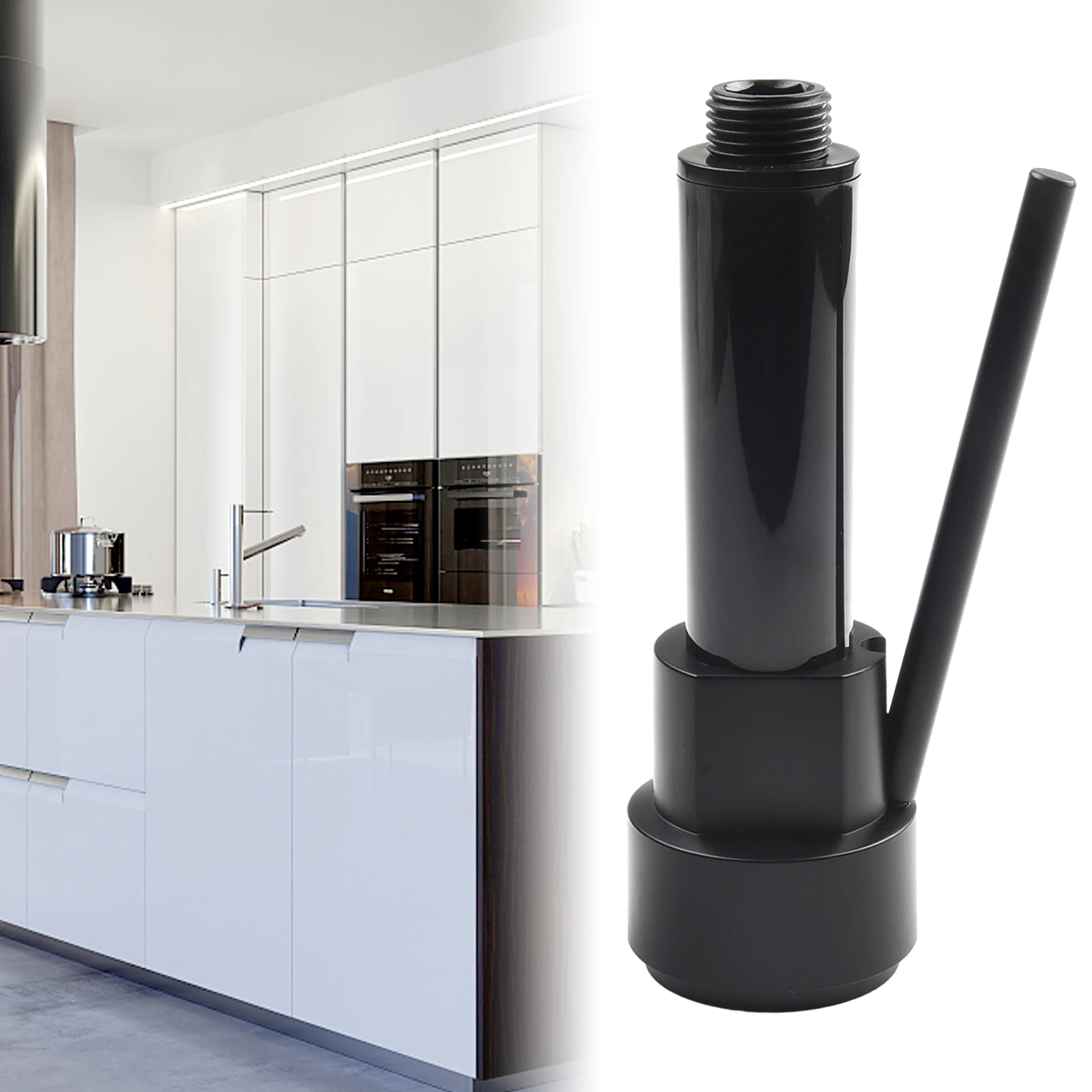 풀 아웃 스프레이 수도꼭지 샤워 ABS G1/2 인치 파이프 용 수도꼭지 샤워 설정을 설치하기 쉽고 고품질 재료