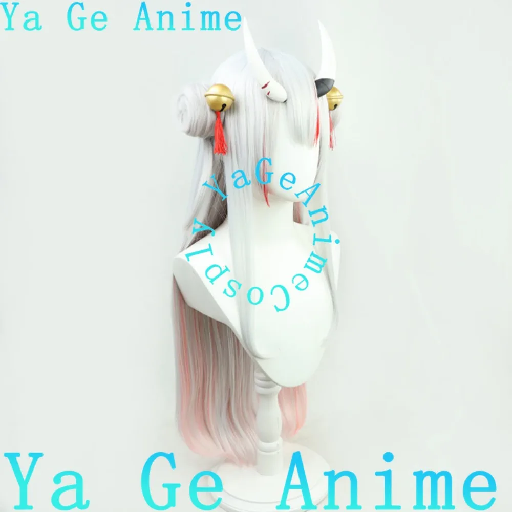 Hololive  Nakiri Ayame Cosplay Wig Anime Reality Show Game Role-playing Wig Used for Anime Dance Parties