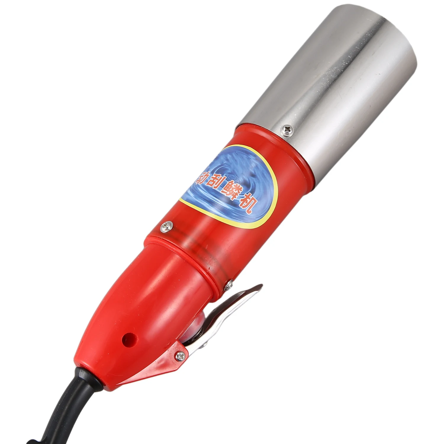 

AC23-120W Waterproof Electric Fish Scale Scraper Fishing Scalers Clean Easy Fish Stripper Remover Cleaner Tool Charging Adapter,