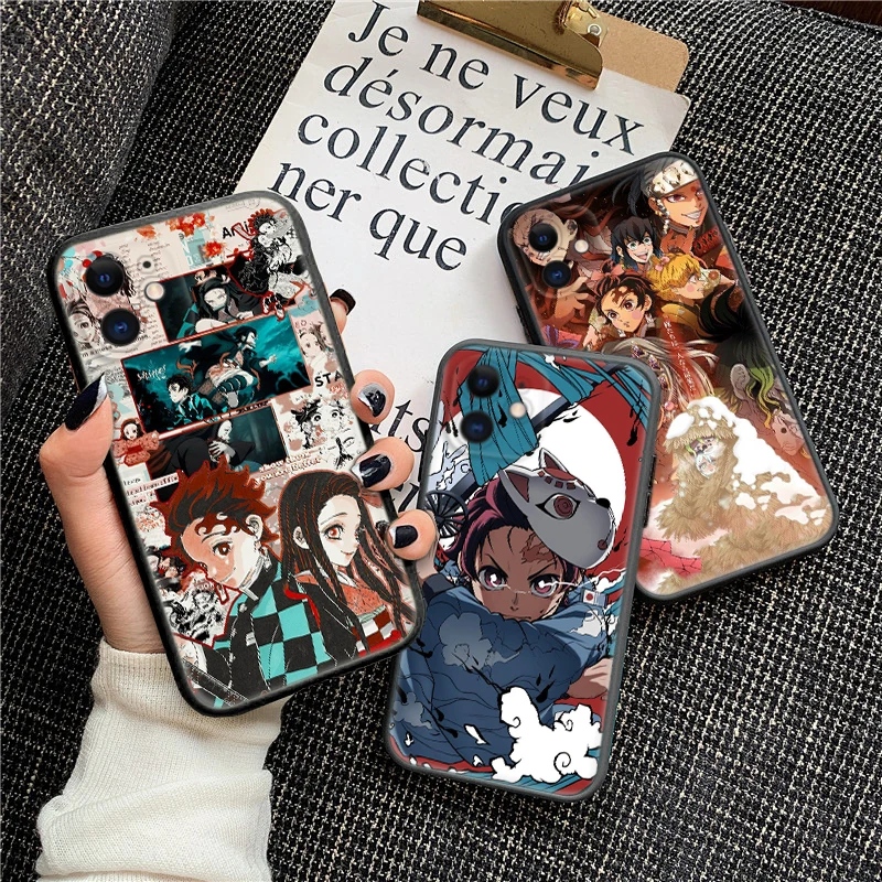 16GBY demon slayer tanjiro Soft Case for Xiaomi Mi A1 A2 A3 9T Pro Poco F1 F2 F3 GT M2 M3 M4 M5 C40 X2 X3 NFC X4 pro