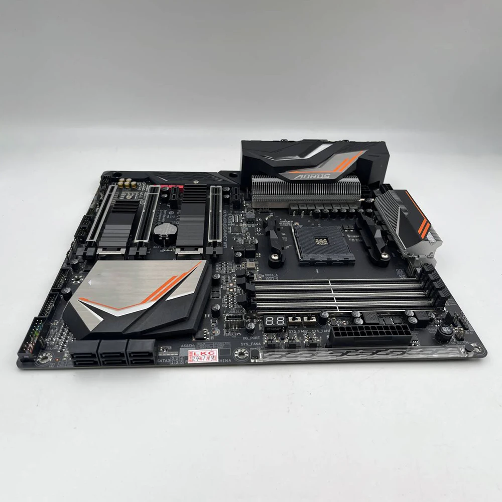 X470 AORUS GAMING 7 WIFI Socket AM4 64GB DDR4 PCI-E 3.0 ATX Desktop Motherboard GA view 5