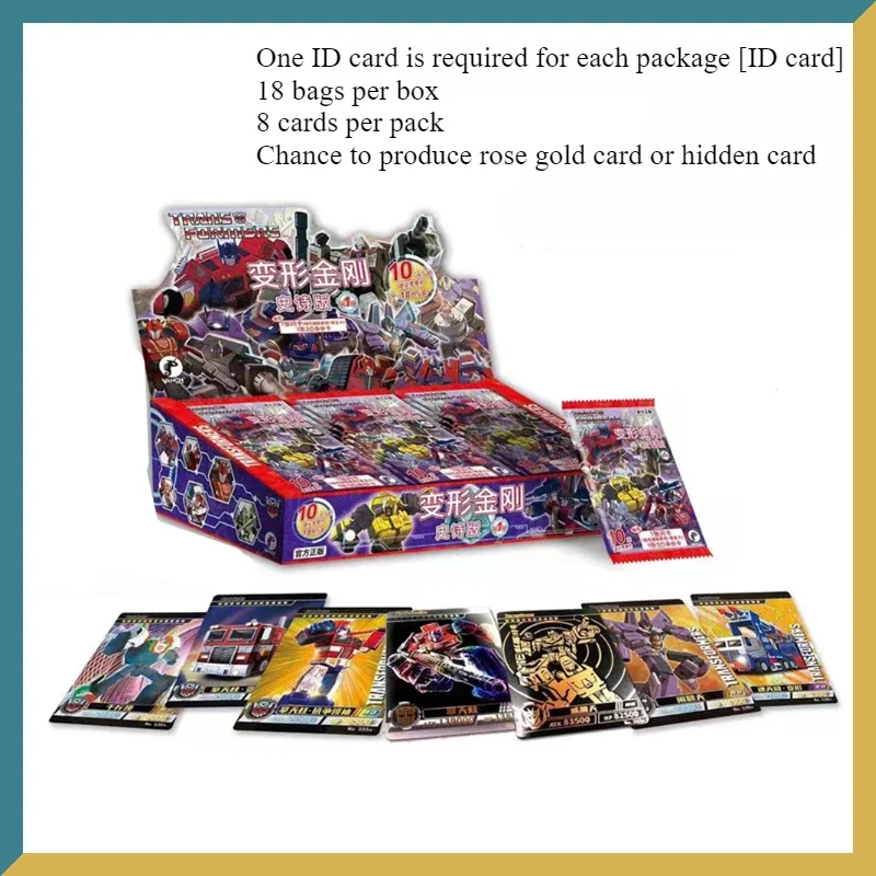 Hasbro Genuine Transformers Wanqi Card Vanch Large Ar Battle Card Classic Epic Autobot Blind Box Collection Card Toy Gift