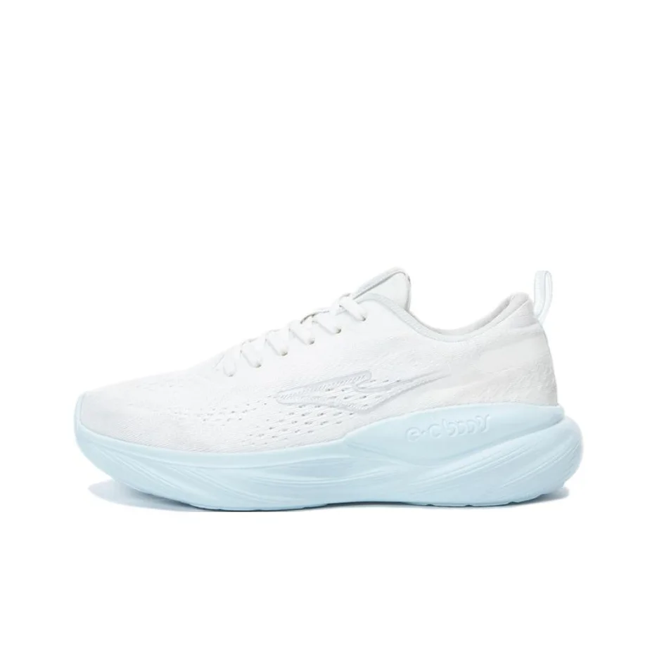 Erke Slip Resistant And Breathable Low top Running Shoes Women's White Blue 12124214058/